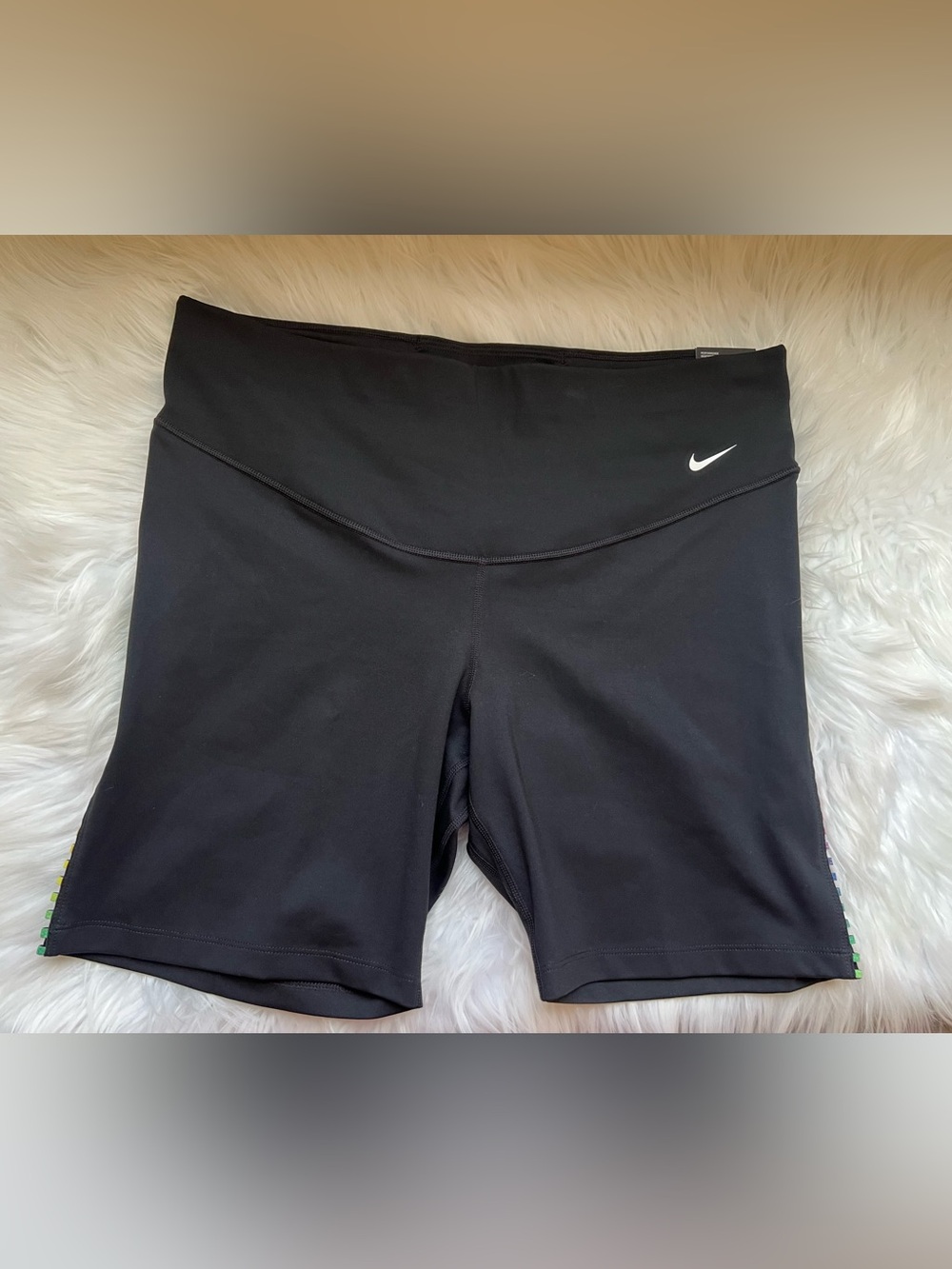 Nike Black Women's Bike Shorts with Swoosh